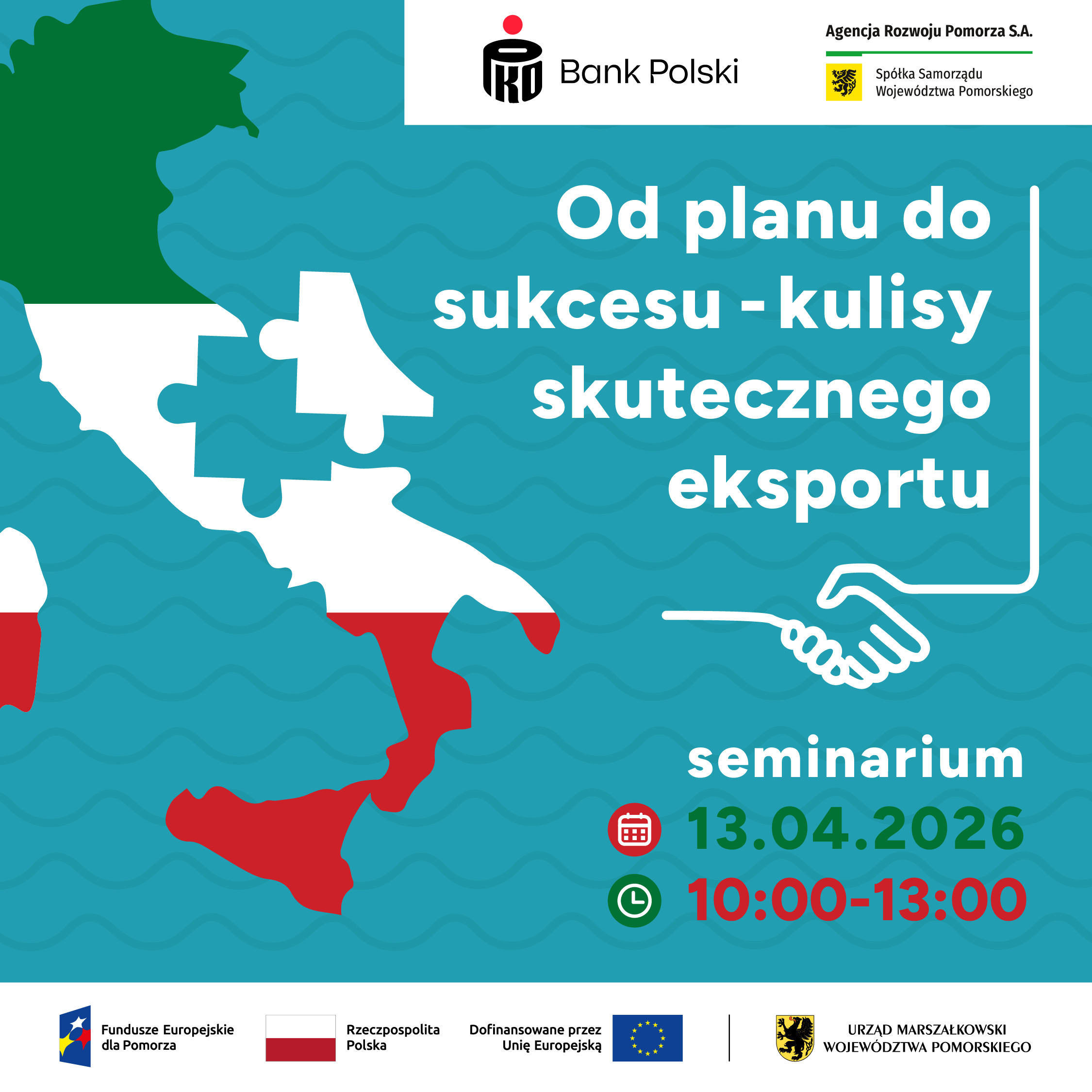 Od planu do sukcesu – kulisy skutecznego eksportu - seminarium. Gdańsk, 13 kwietnia